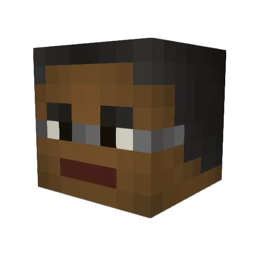 fedorproalmost09 Minecraft avatar head, 3D render