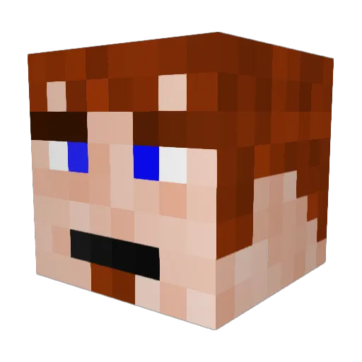 fedsmoker007 Minecraft avatar head, 3D render