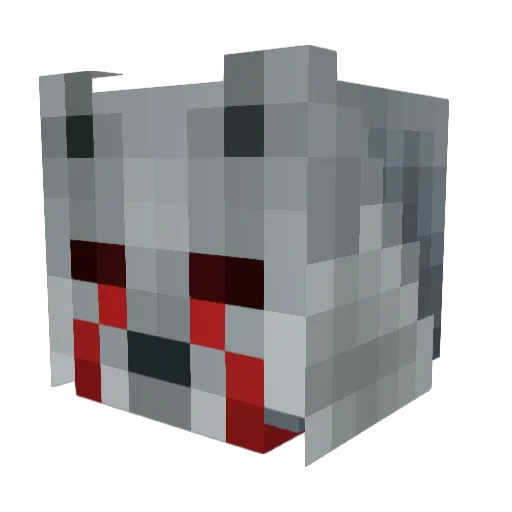 fedus2000 Minecraft avatar head, 3D render