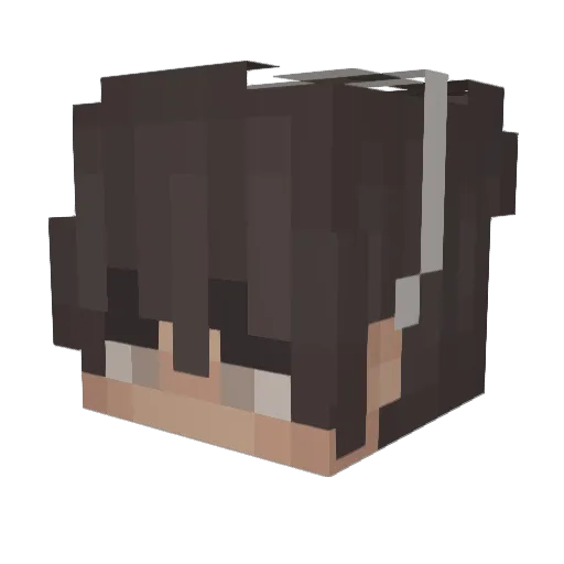 feeachu Minecraft avatar head, 3D render