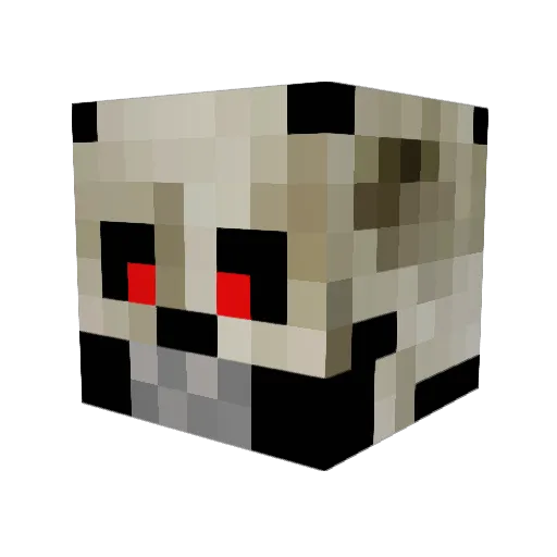 feechbone Minecraft avatar head, 3D render