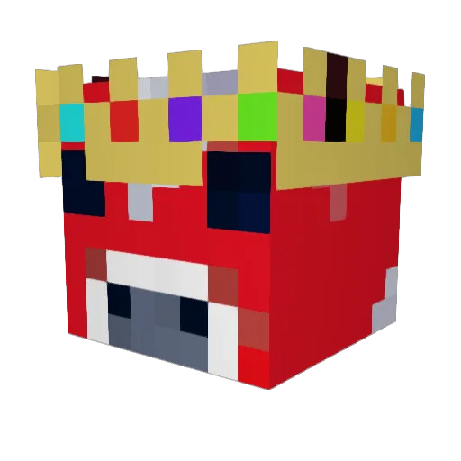 feedback69 Minecraft avatar head, 3D render