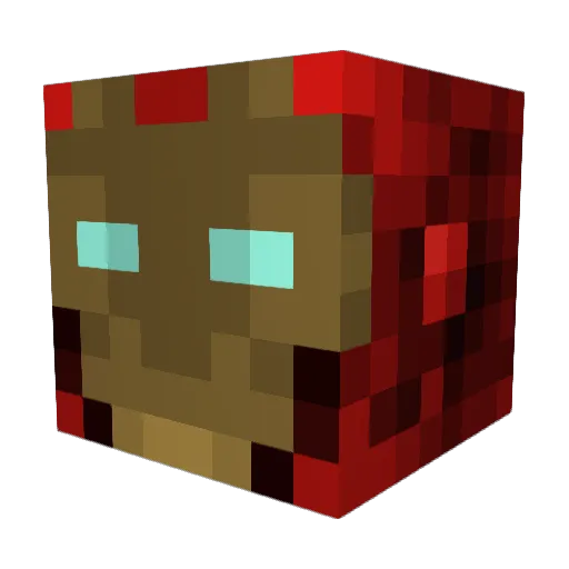 feefallas Minecraft avatar head, 3D render