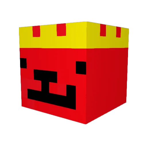 feefanator Minecraft avatar head, 3D render