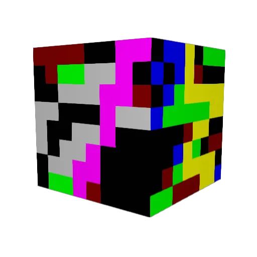 feenlach Minecraft avatar head, 3D render