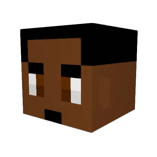 feetlover78 Minecraft avatar head, 3D render