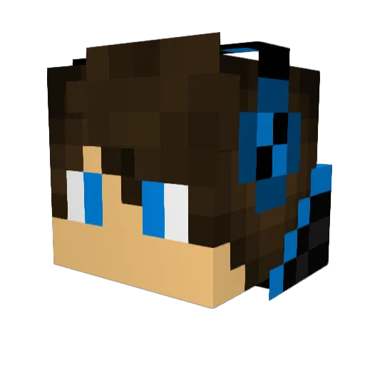 feexplay Minecraft avatar head, 3D render