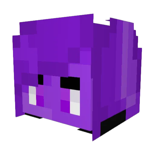 fefe21 Minecraft avatar head, 3D render