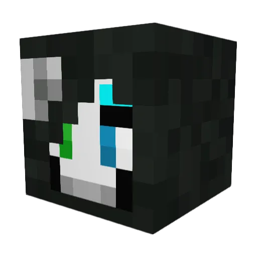 feferimakara Minecraft avatar head, 3D render