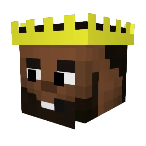 fefi_2007 Minecraft avatar head, 3D render