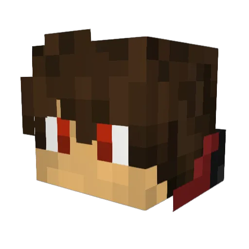 fefnirsolar Minecraft avatar head, 3D render