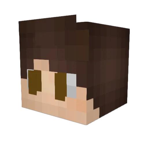fehrihl Minecraft avatar head, 3D render