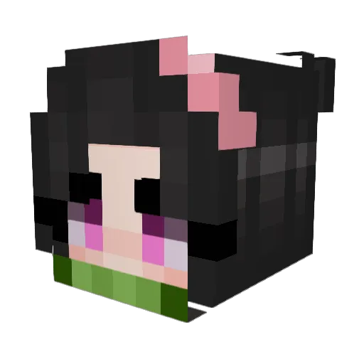 feiilla Minecraft avatar head, 3D render