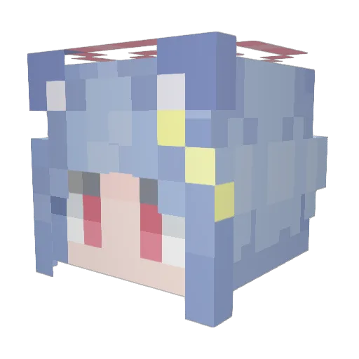 feiking66 Minecraft avatar head, 3D render