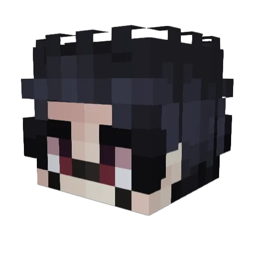 feinh Minecraft avatar head, 3D render