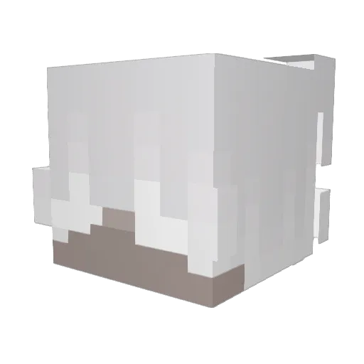 feinstaubalarm Minecraft avatar head, 3D render