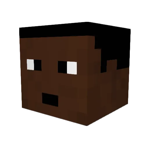 feinstefranka Minecraft avatar head, 3D render