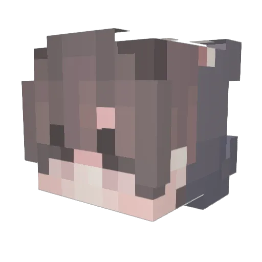 feithey Minecraft avatar head, 3D render