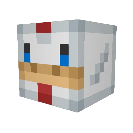 felaatje06 Minecraft avatar head, 3D render
