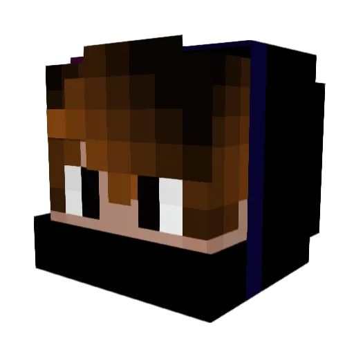 felaxo01 Minecraft avatar head, 3D render