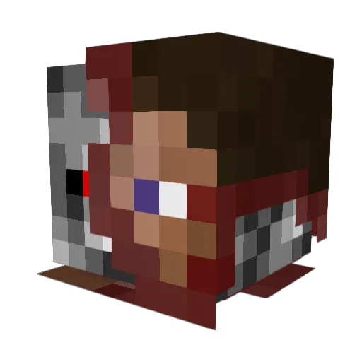 feldman42 Minecraft avatar head, 3D render