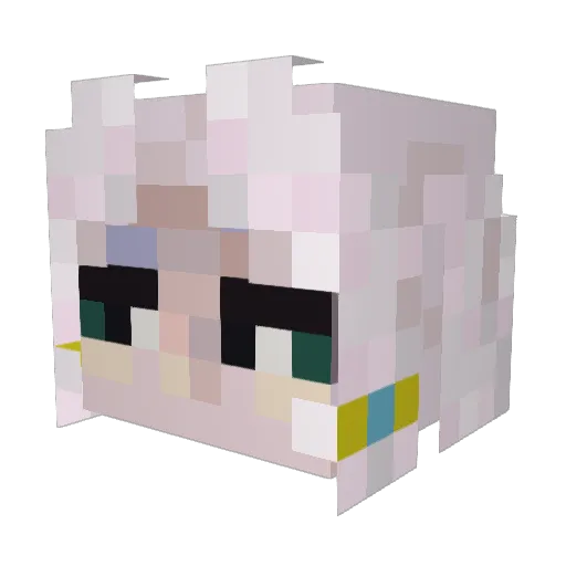 feldovv Minecraft avatar head, 3D render