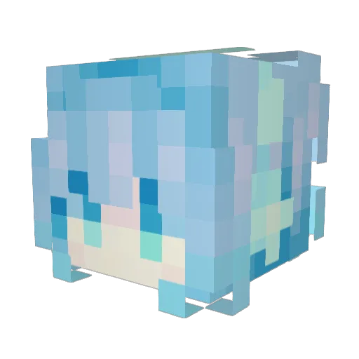 felemiah Minecraft avatar head, 3D render