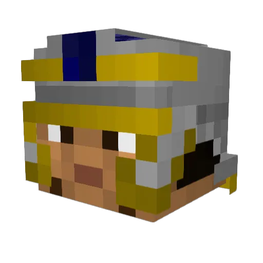 felgendude Minecraft avatar head, 3D render