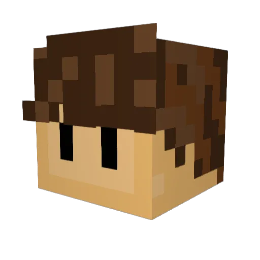 felhinix Minecraft avatar head, 3D render