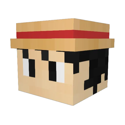 feli999 Minecraft avatar head, 3D render