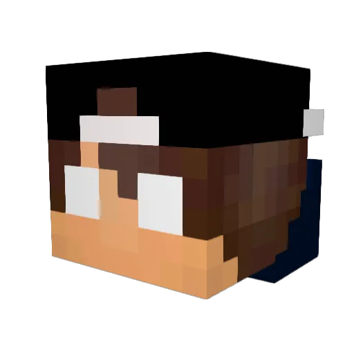 felipedjcintra Minecraft avatar head, 3D render