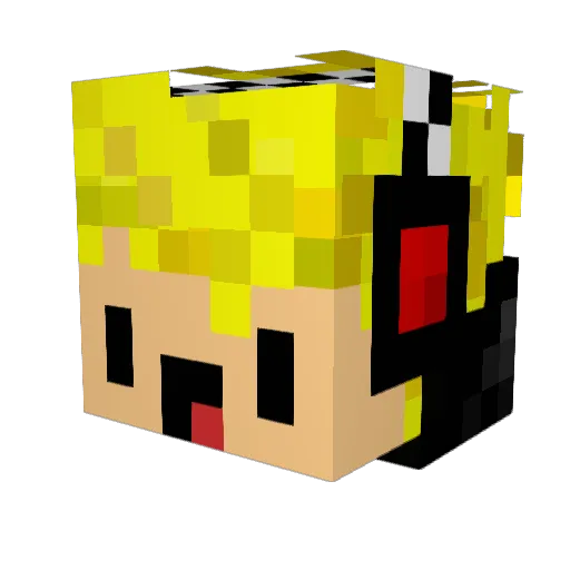 felipepro1011 Minecraft avatar head, 3D render