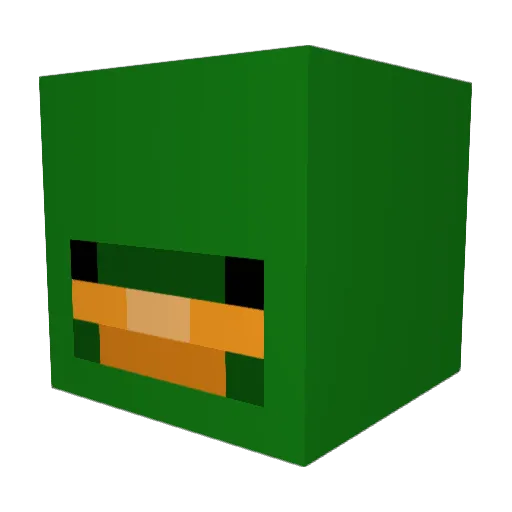 feliwill Minecraft avatar head, 3D render
