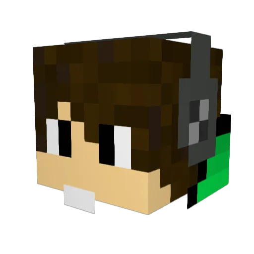 felix2000xd Minecraft avatar head, 3D render