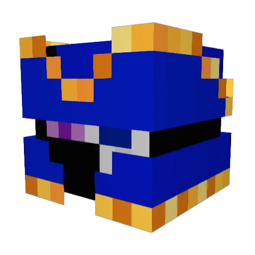 felix649 Minecraft avatar head, 3D render