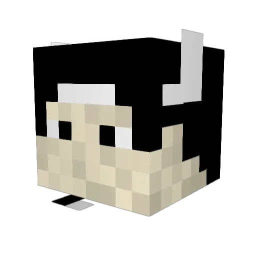 felixjawesome Minecraft avatar head, 3D render