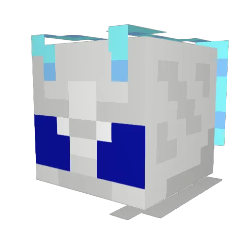 felixoide42 Minecraft avatar head, 3D render
