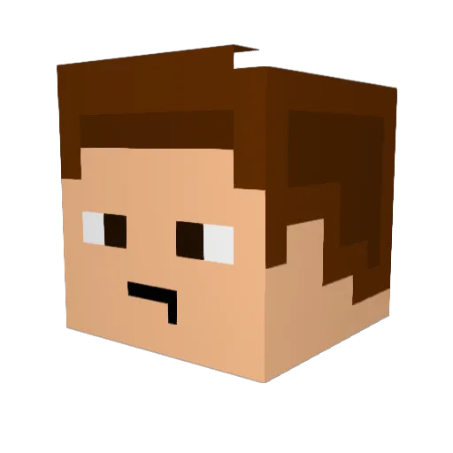 felixs1234 Minecraft avatar head, 3D render