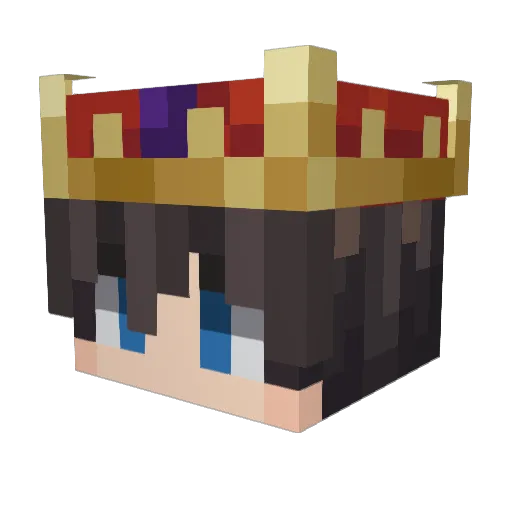 felixusmixus Minecraft avatar head, 3D render