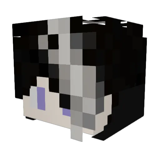 felppo_ Minecraft avatar head, 3D render