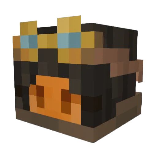 felthaus Minecraft avatar head, 3D render
