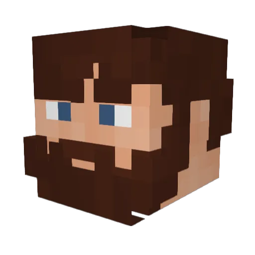 feltii Minecraft avatar head, 3D render