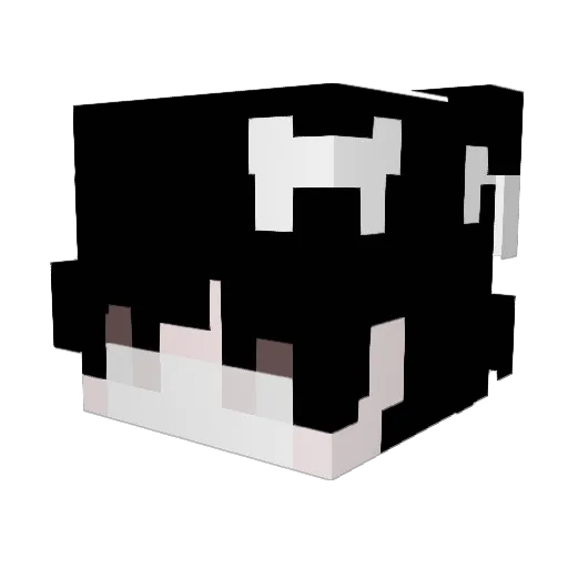 felusium Minecraft avatar head, 3D render