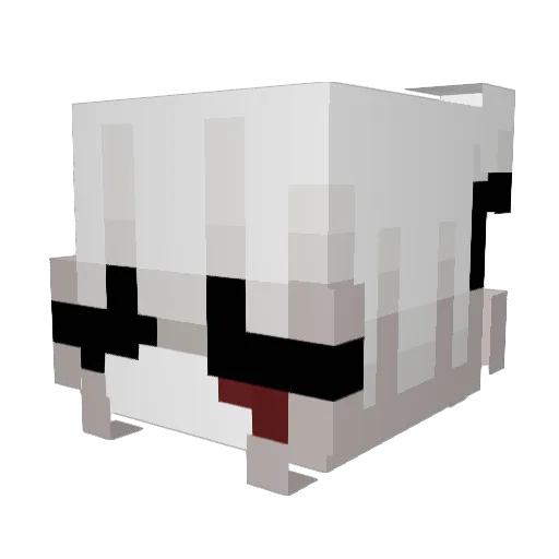 femboyxz Minecraft avatar head, 3D render
