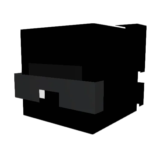 feminist33 Minecraft avatar head, 3D render