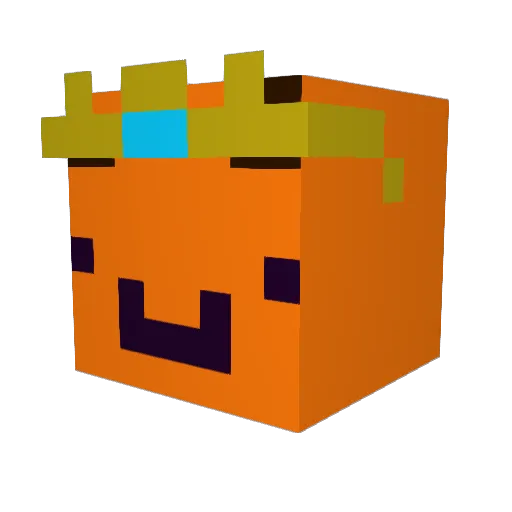 femmbu_ Minecraft avatar head, 3D render