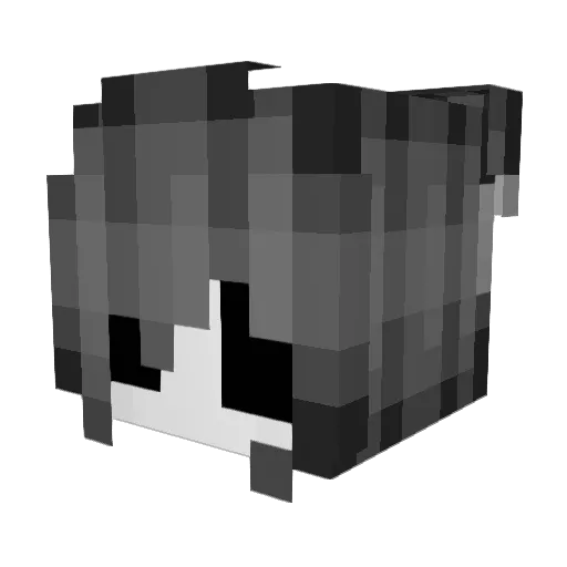 femursix Minecraft avatar head, 3D render