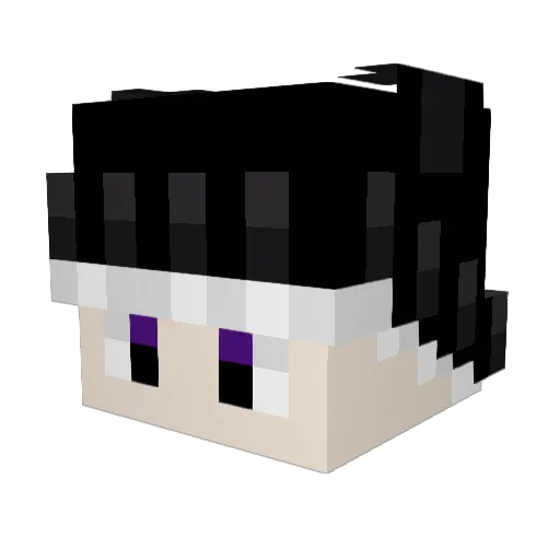 fendercory Minecraft avatar head, 3D render