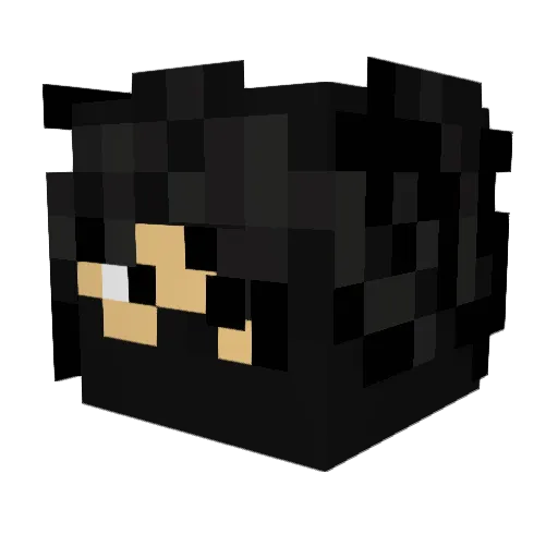 fendstrum Minecraft avatar head, 3D render