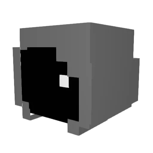 fendy_lendy Minecraft avatar head, 3D render